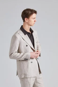Farris Patch Delon Suit Trench Beige