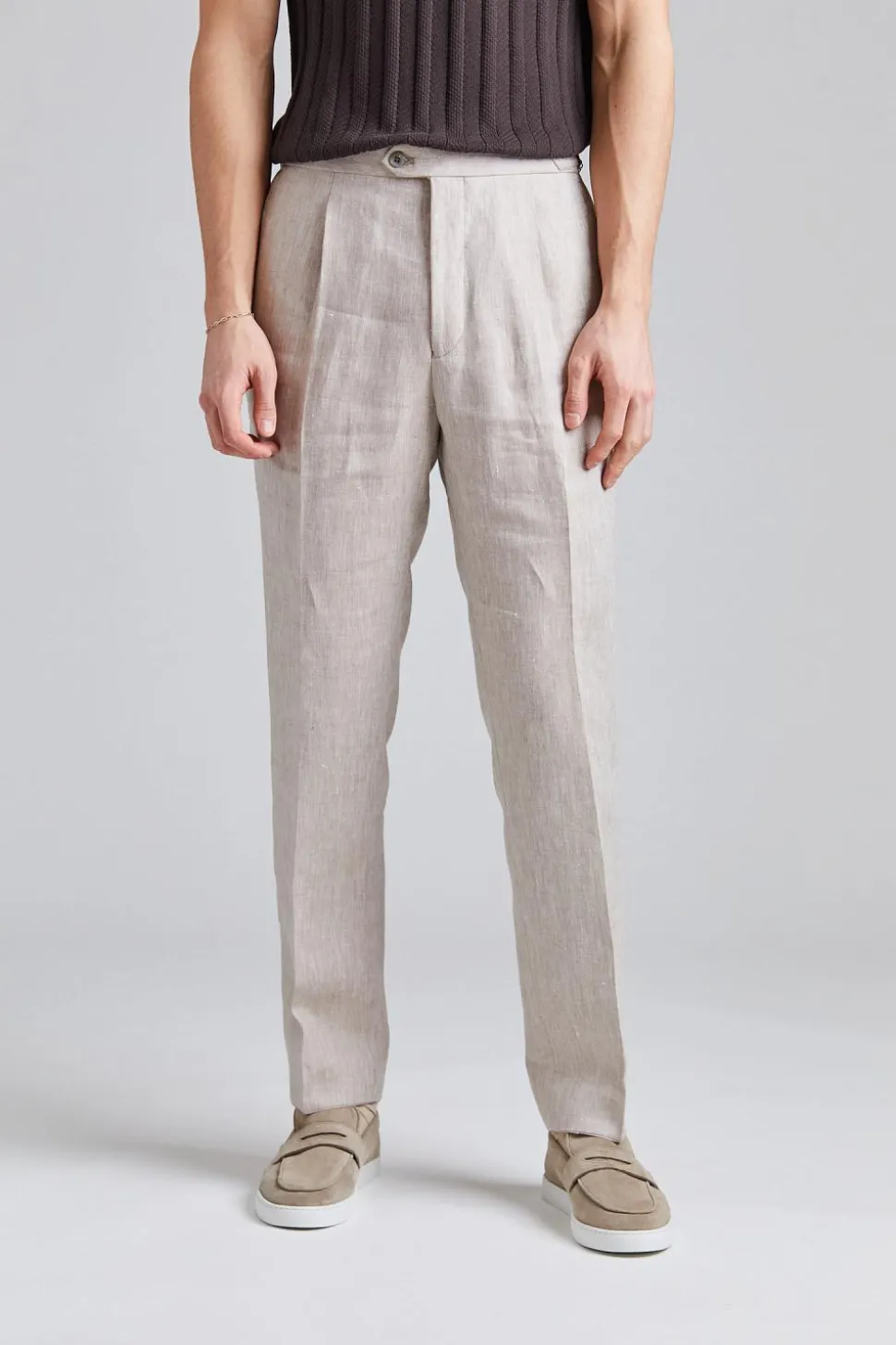 Farris Patch Delon Suit Trench Beige
