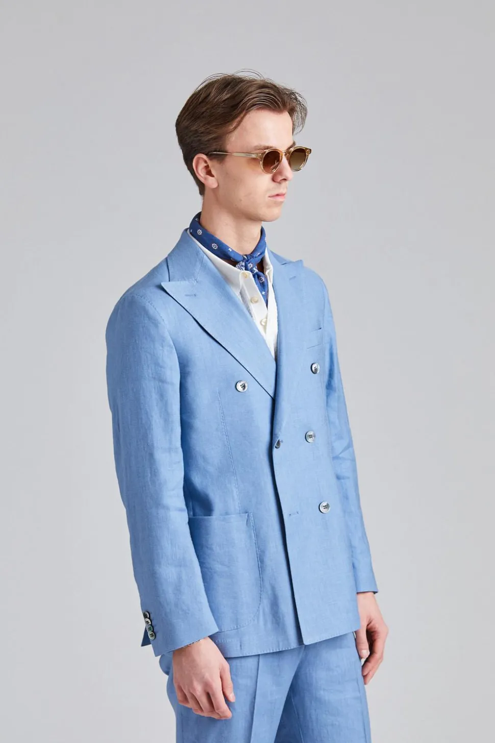 Farris Patch Soft Blazer Smog Blue