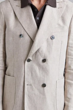Farris Patch Soft Blazer Trench Beige