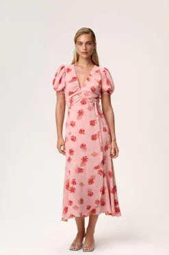 Ferrone Midi Dress Pink