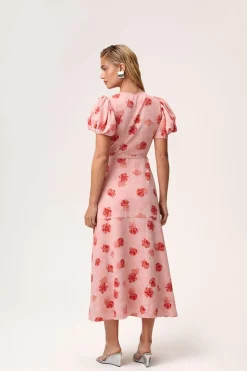 Ferrone Midi Dress Pink