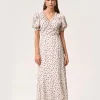 Ferrone Midi Dress White Cherry