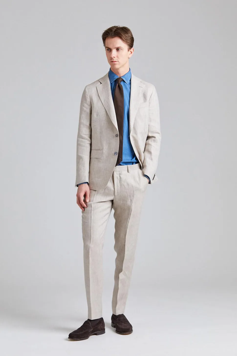 Ferry Denz Suit Trench Beige