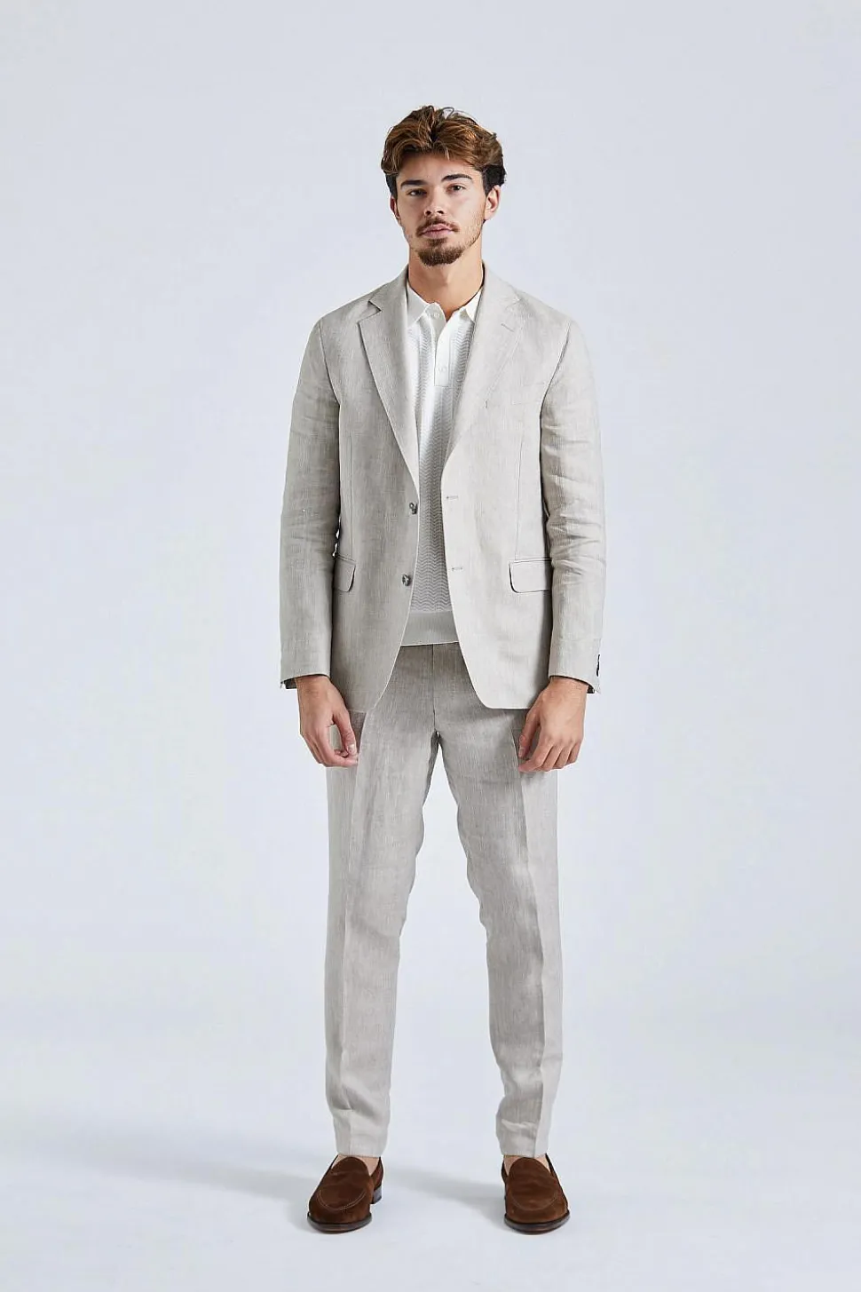 Ferry Denz Suit Trench Beige