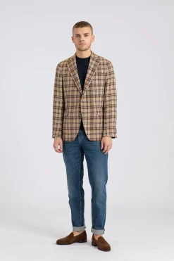 Ferry Soft Blazer Tobacco Brown