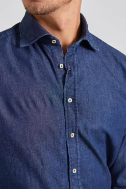 Fitted Body Denim Mørkeblå