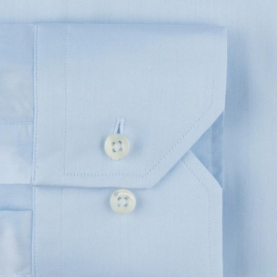 Fitted Body Superior Twill Lyseblå
