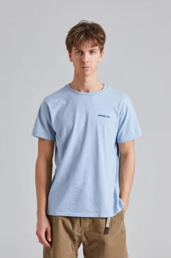 Fitz Roy Icon Responsibili-Tee Fleck Blue