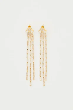 Flower Crystal Earring