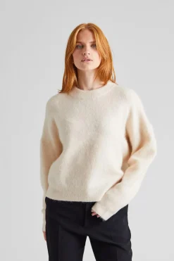 Fluffy Sweater Canvas Beige