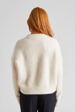 Fluffy Sweater Canvas Beige