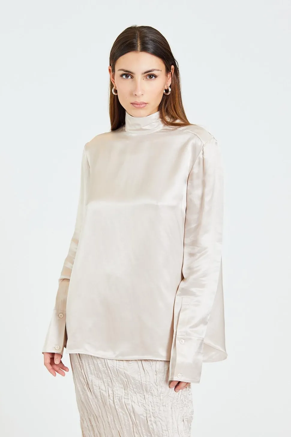FN-WN-BLOU000860 Pebble Beige
