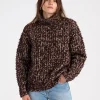 FN-WN-KNIT000483 Chocolate Brown
