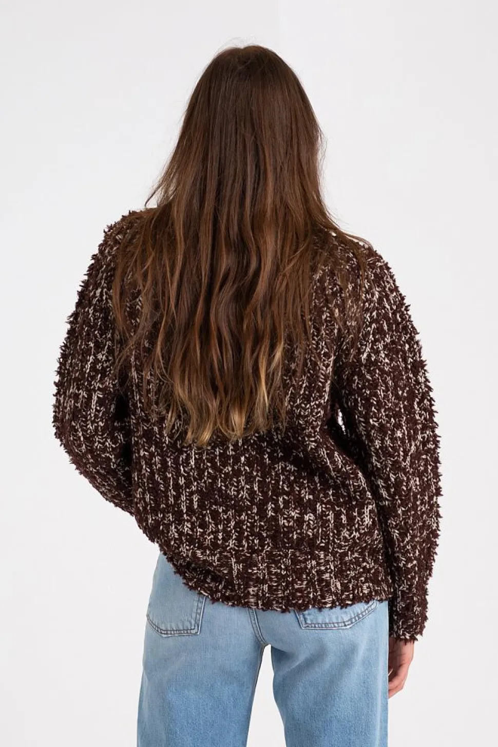 FN-WN-KNIT000483 Chocolate Brown