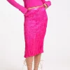 FN-WN-SKIR000491 Fuchsia Pink