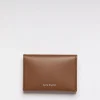 Folded Card Holder Camel Brown FN-UX-SLGS000104