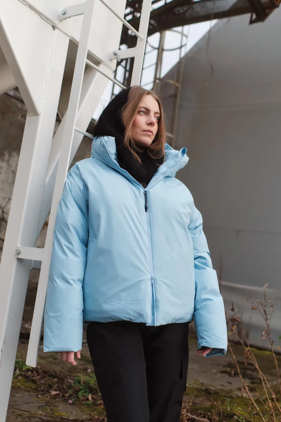 Fonna Down Jacket Airy Blue