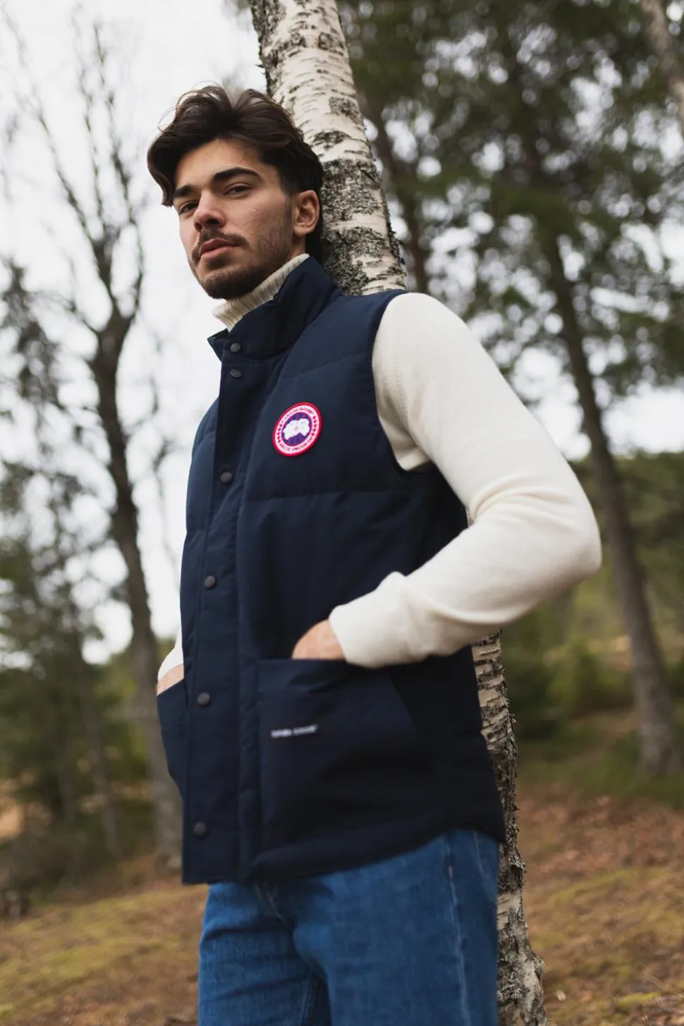 Freestyle Crew Vest Atlantic Navy