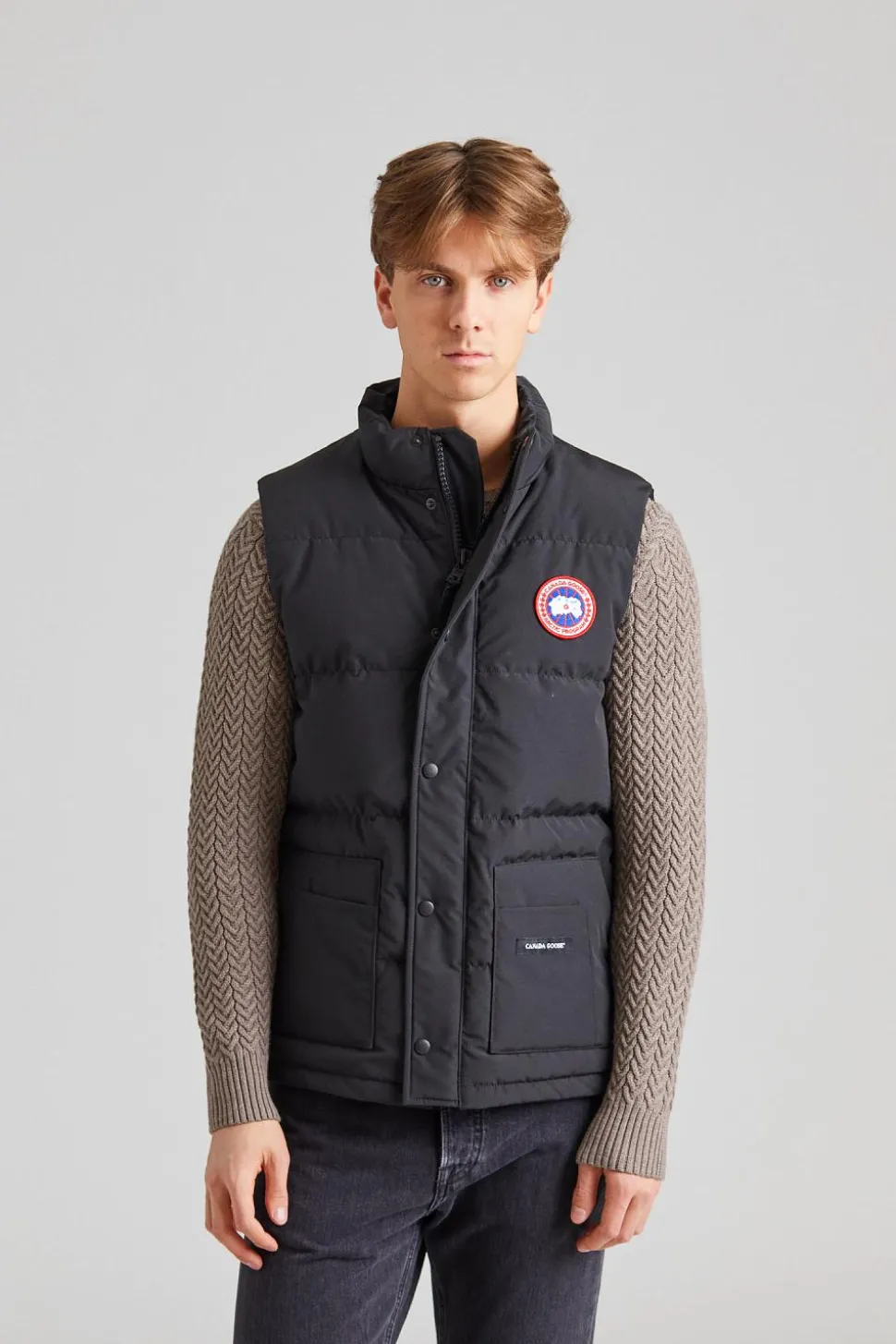 Freestyle Crew Vest Black