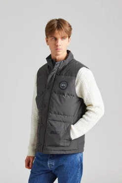 Freestyle Crew Vest Black Disc Volcano