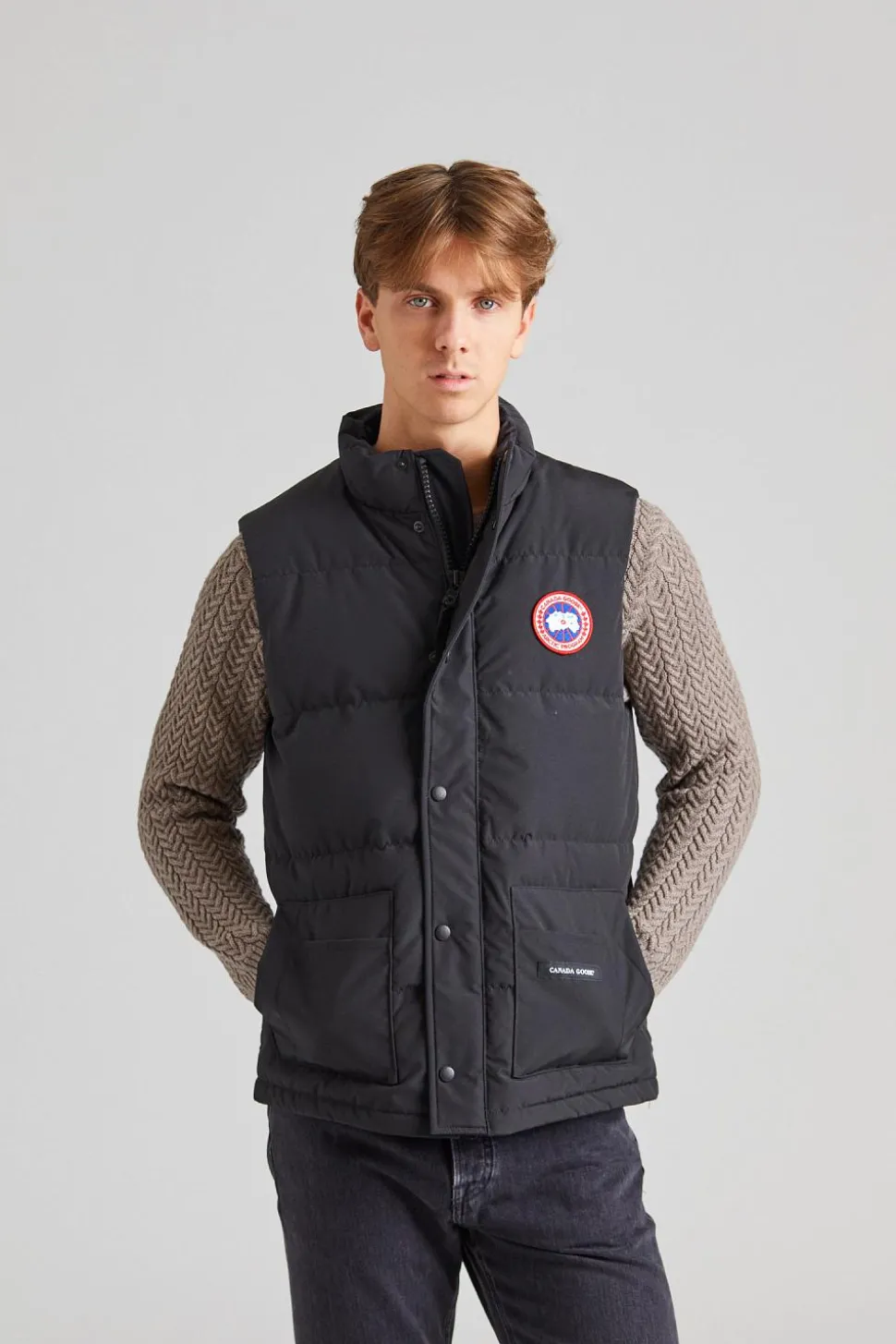 Freestyle Crew Vest Black