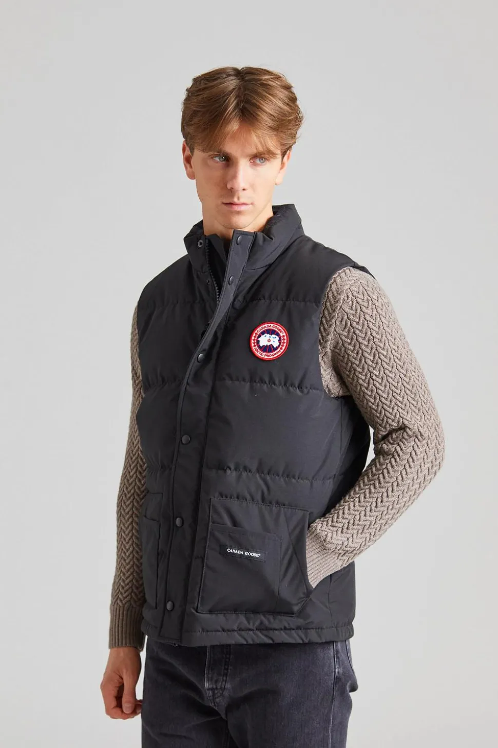 Freestyle Crew Vest Black