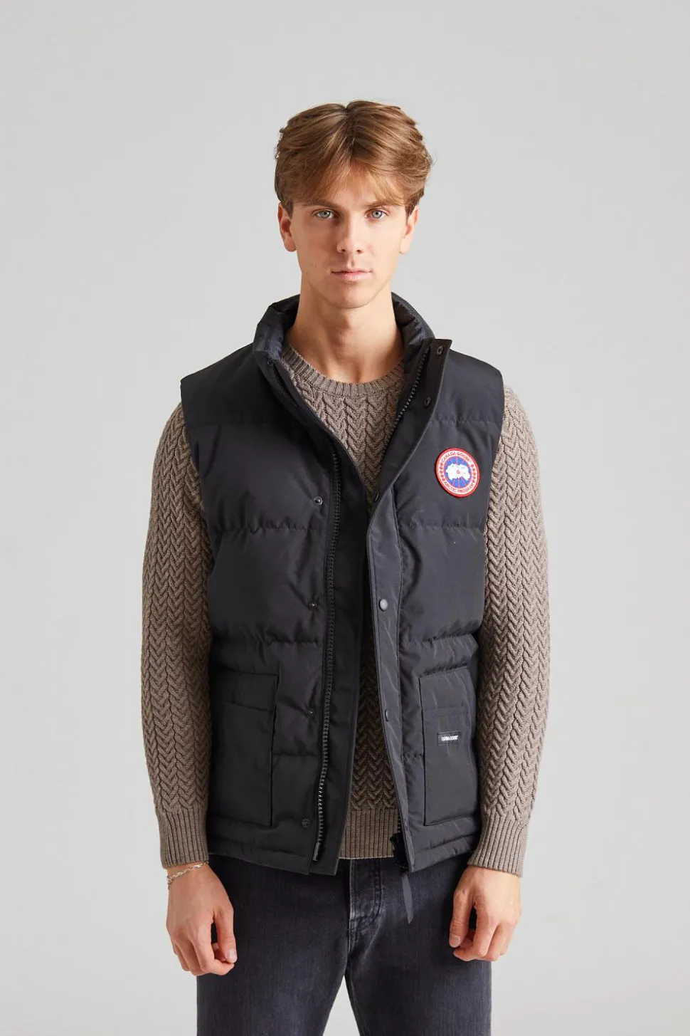 Freestyle Crew Vest Black