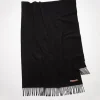 Fringe Wool Scarf Black FN-UX-SCAR000217