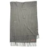 Fringe Wool Scarf FN-UX-SCAR000217 Grey Melange