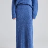 Fure Fluffy Skirt Blue