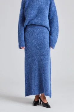 Fure Fluffy Skirt Blue