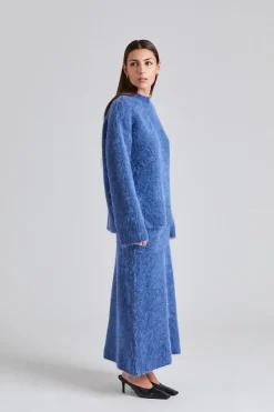 Fure Fluffy Skirt Blue
