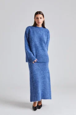 Fure Fluffy Skirt Blue