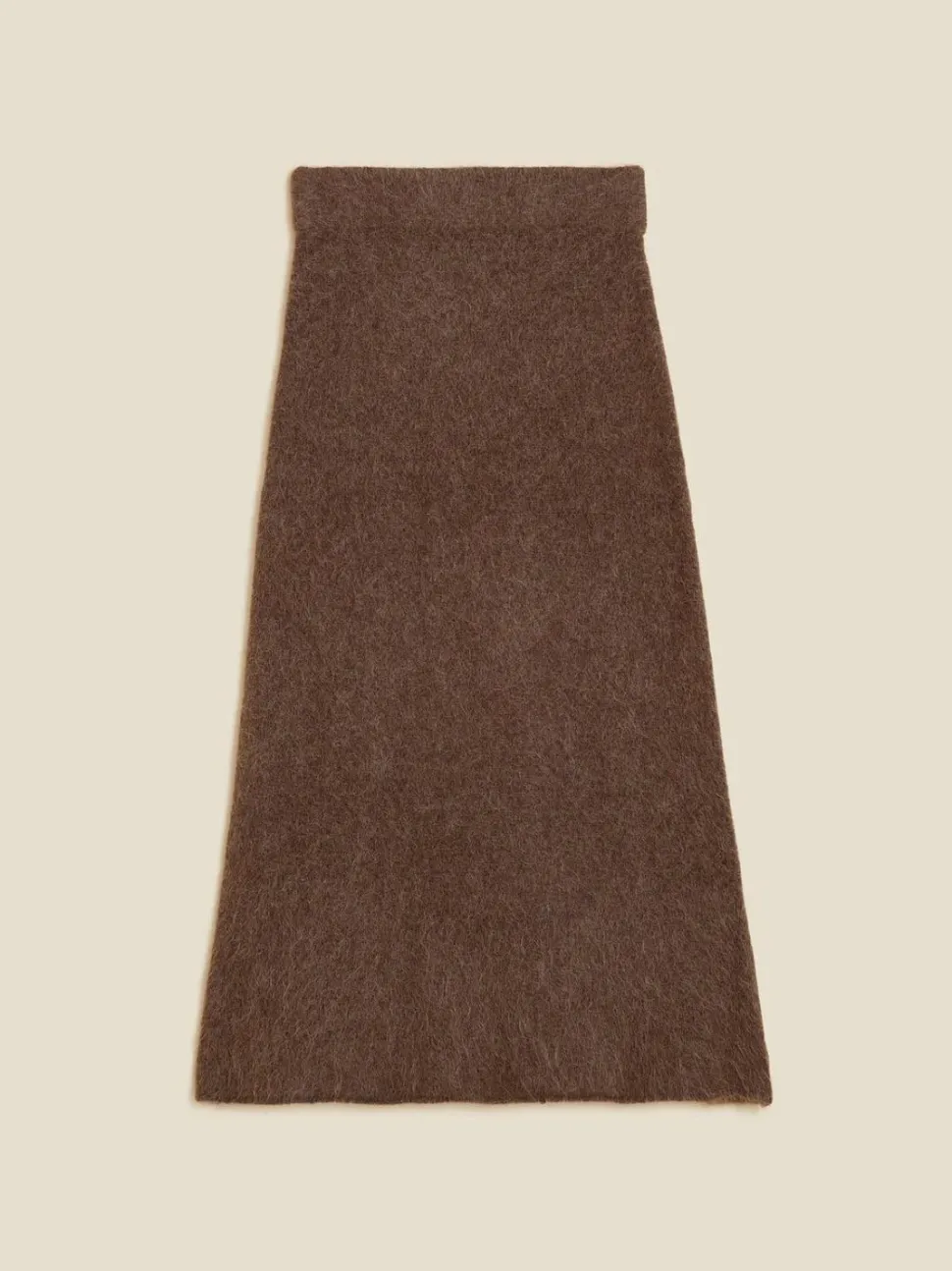 Fure Fluffy Skirt Dk Brown