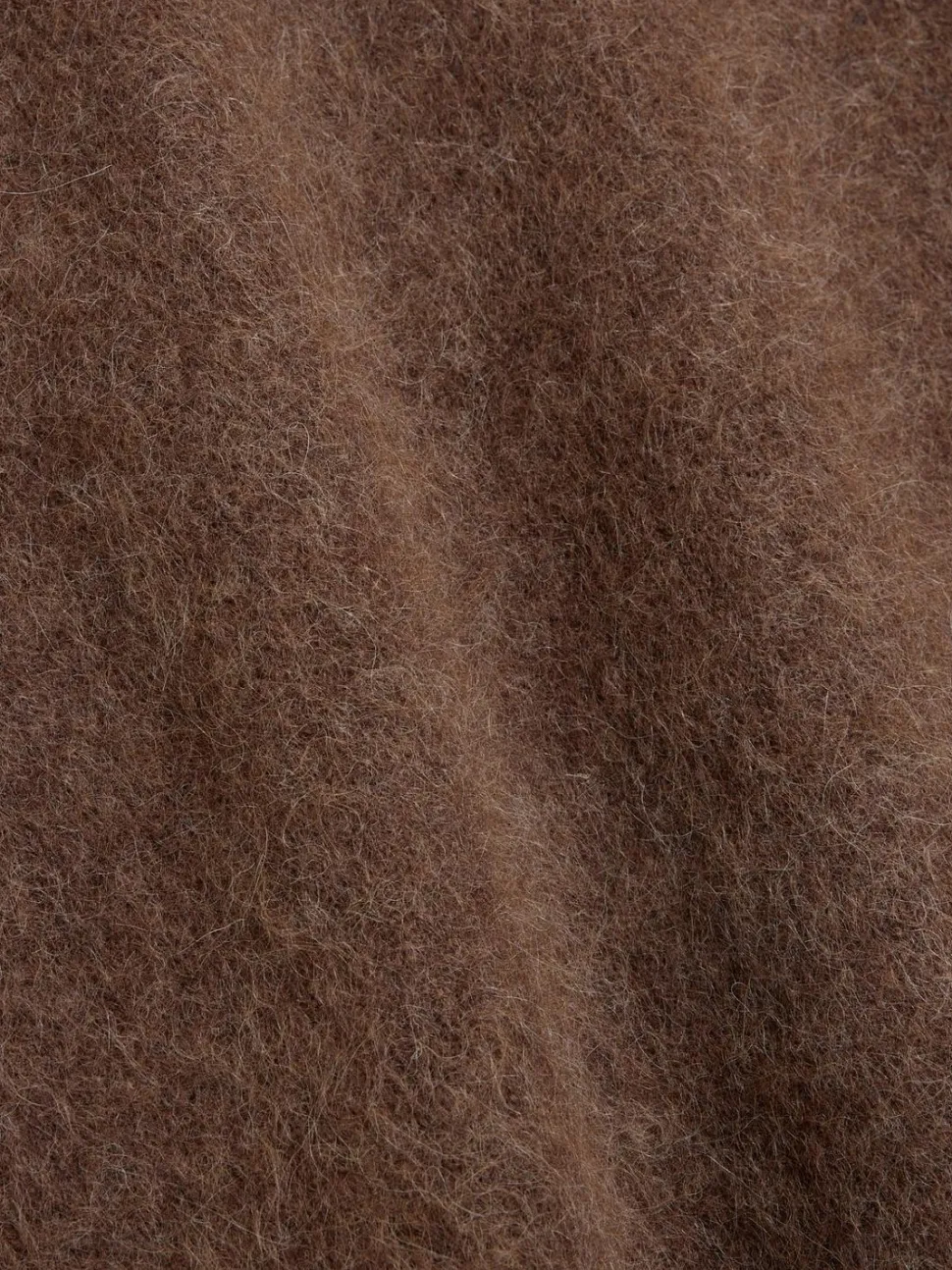 Fure Fluffy Skirt Dk Brown