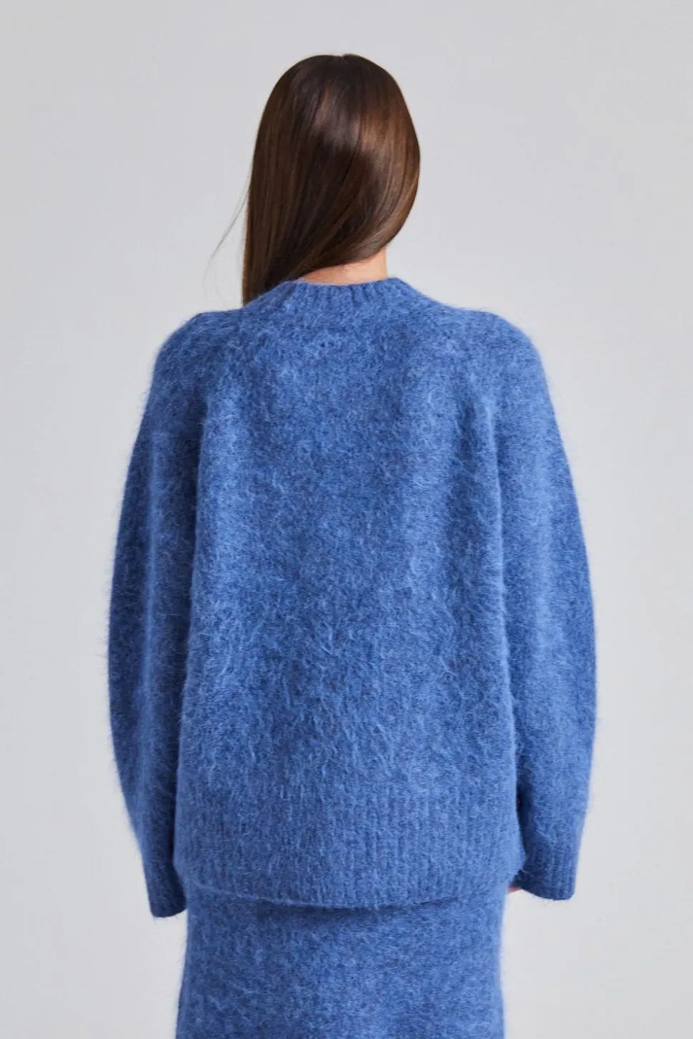 Fure Fluffy Sweater Blue