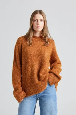 Fure Fluffy Sweater Red Mix