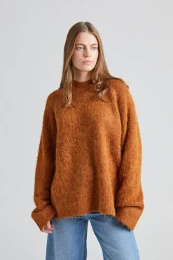 Fure Fluffy Sweater Red Mix