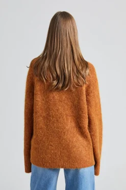 Fure Fluffy Sweater Red Mix