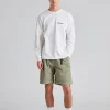 Geared Up L/S Tee White