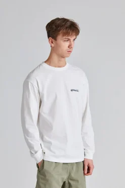 Geared Up L/S Tee White