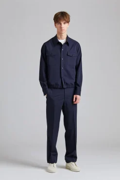 Giubbino Shirt Jacket Navy