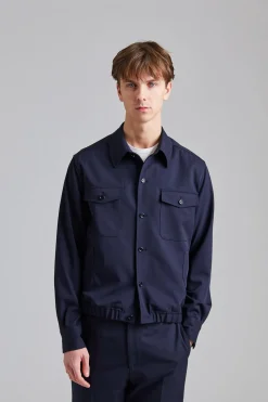 Giubbino Shirt Jacket Navy