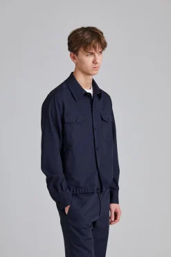 Giubbino Shirt Jacket Navy