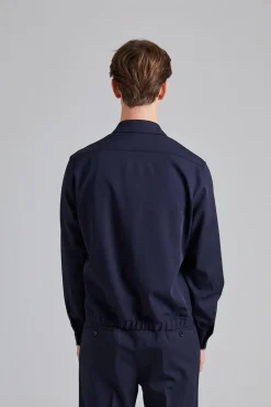Giubbino Shirt Jacket Navy