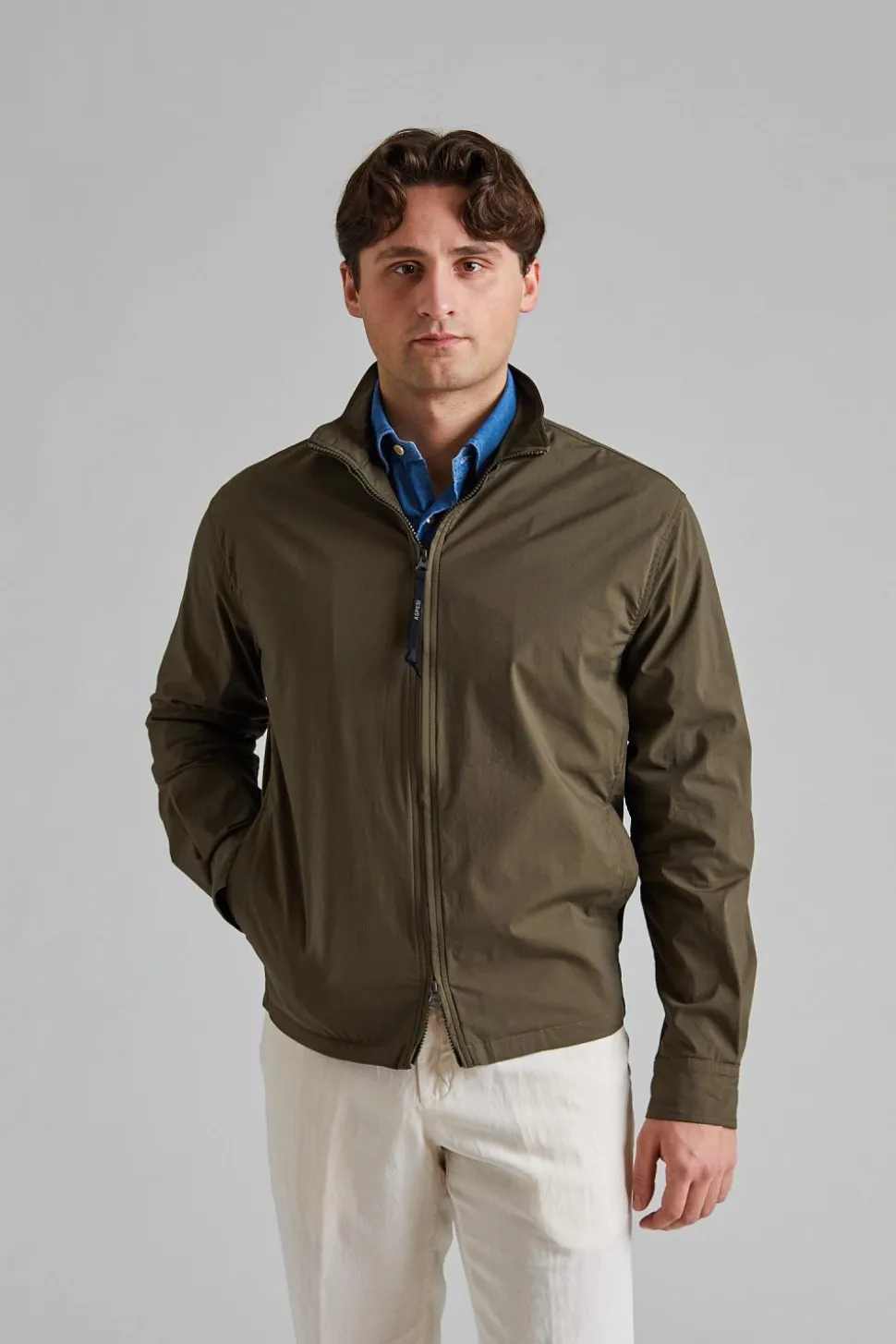 Giubutto Kong Zipped Jacket Military