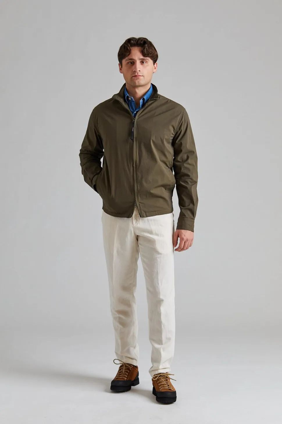 Giubutto Kong Zipped Jacket Military