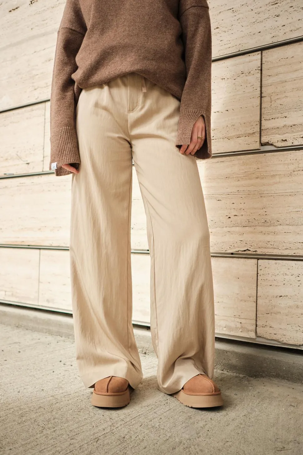 Glint Trouser Warm Sand