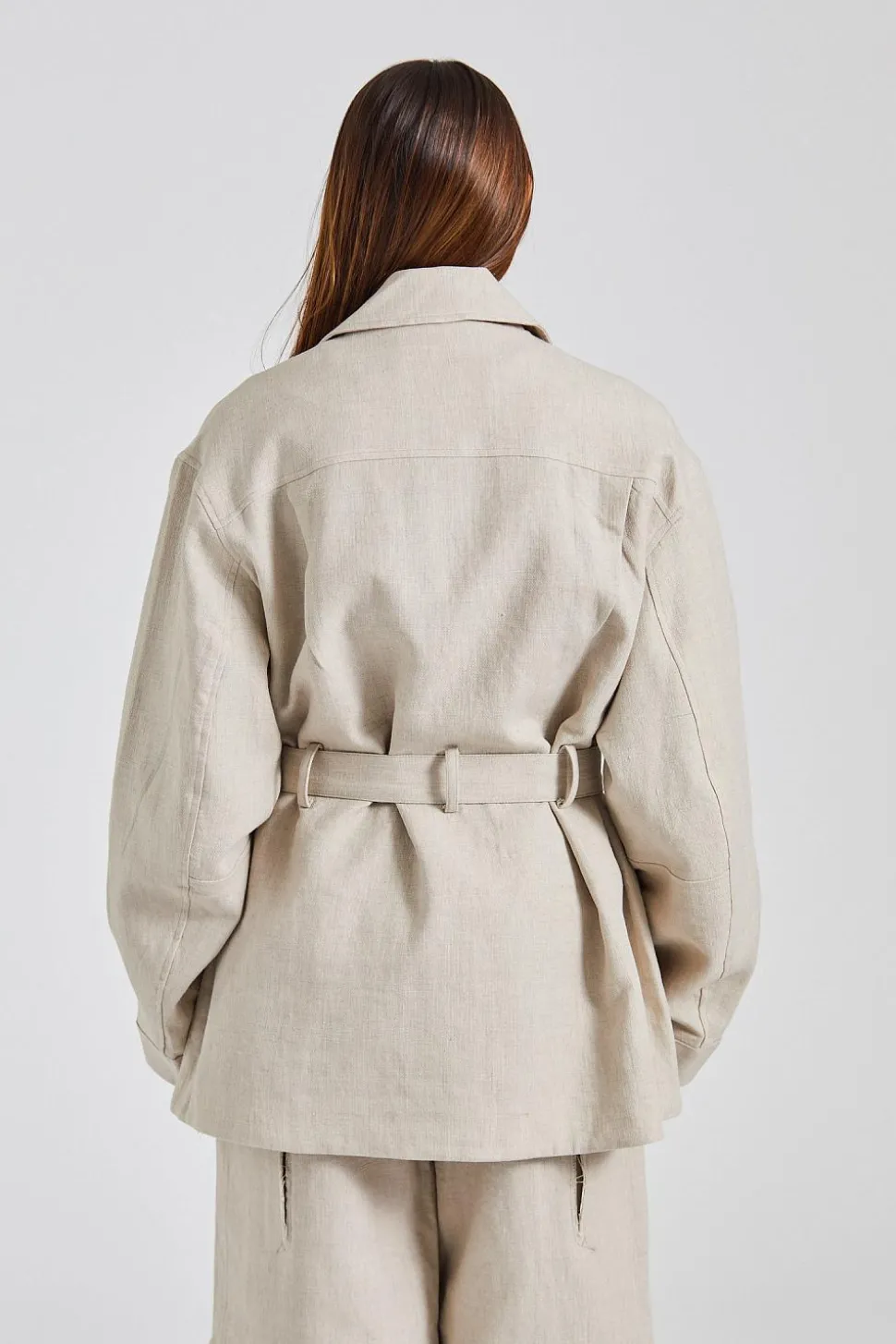 Gorti Linen Jacket Sand